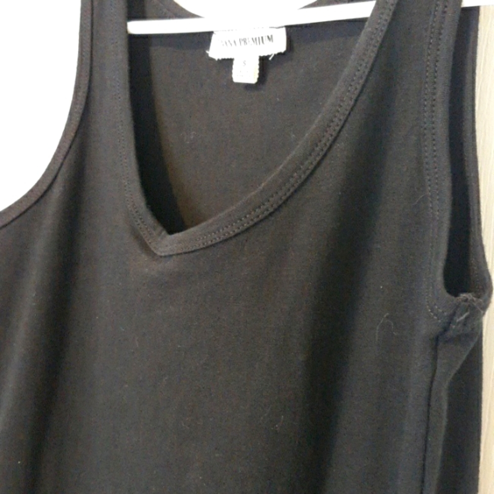 Zenana Premium Black Tank Mini Dress Bodycon NWOT Sz Jr S